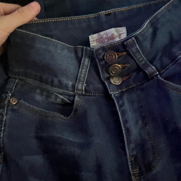 Red bottoms jeans from hollister , used - Picture 2 of 3